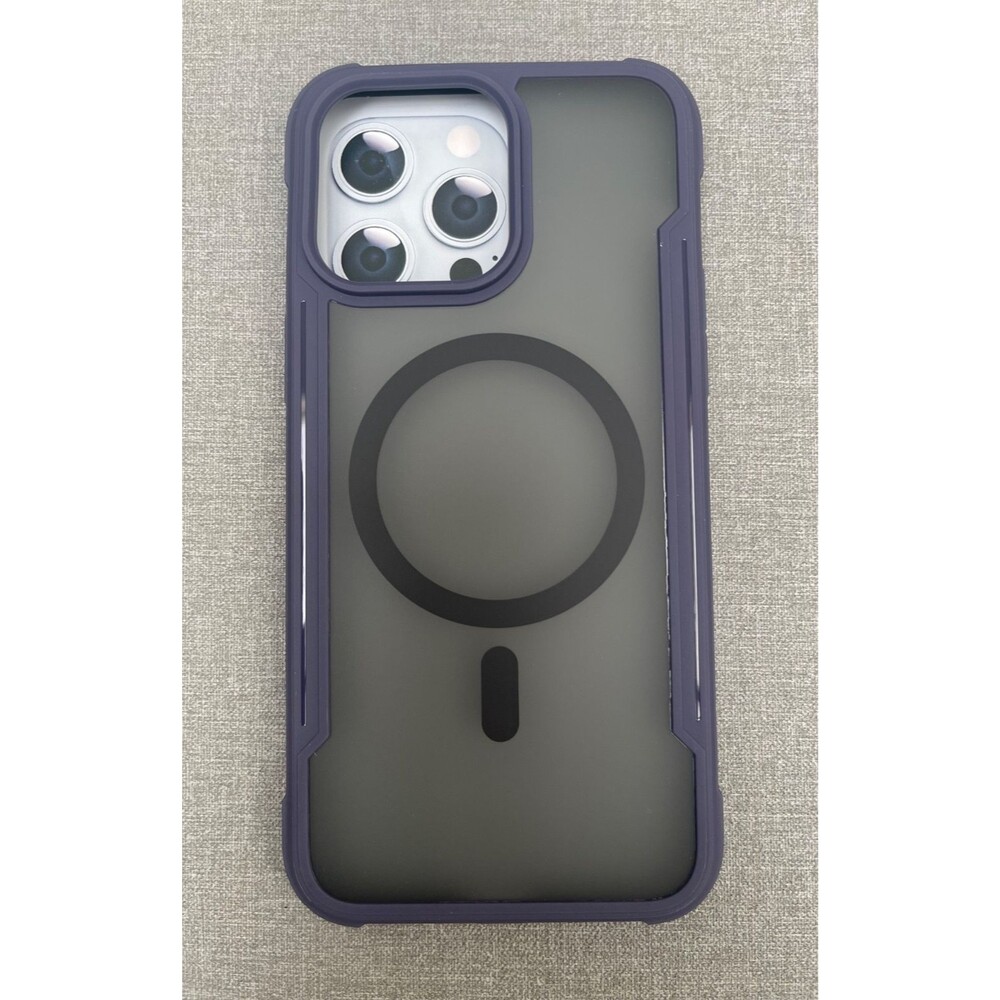 IPhone 15 Pro Max MagSafe Case Shockproof Heavy Duty Tough Cover ,Purple